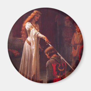 Íman Os elogios por Edmund Blair Leighton