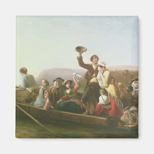 Íman Os emigrantes (Frente)