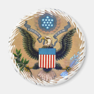 Íman Os Estados Unidos da América patrióticos de E