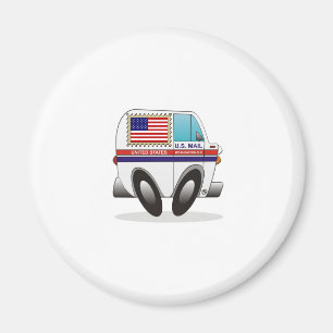 Íman Os ESTADOS UNIDOS do caminhão de correio