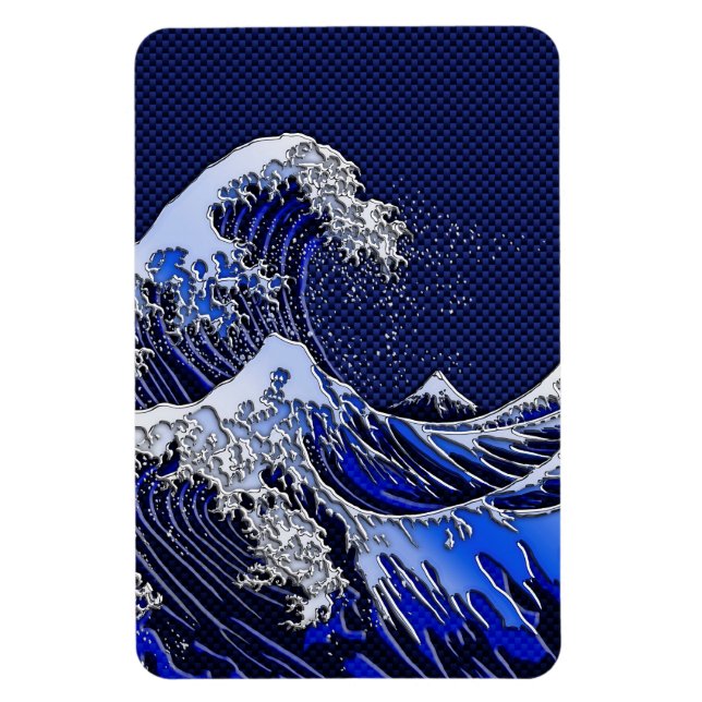 Íman Os estilos de fibra de carbono do cromo Hokusai Wa (Vertical)