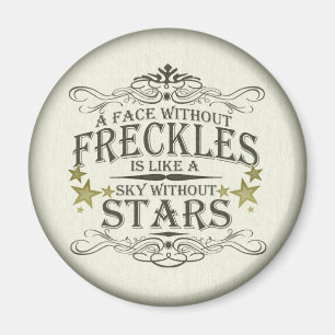 Íman Os Freckles são bonitos