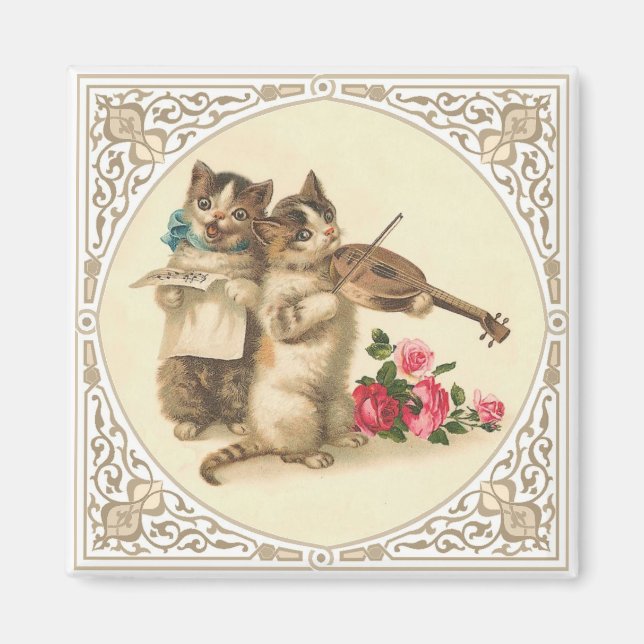 Íman Os Gatinhos Musicais Antropomórficos (Frente)