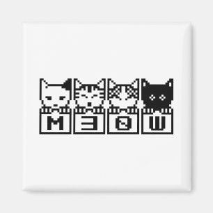 ÍMAN OS GATOS DE 8 BITS M30W