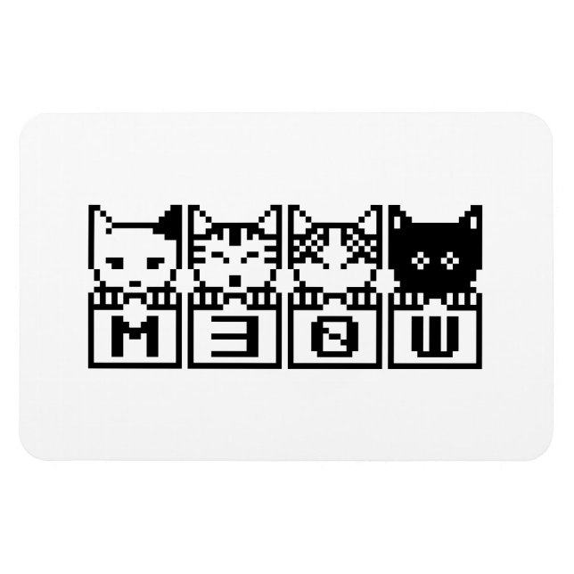 ÍMAN  OS GATOS DE 8 BITS M30W (Horizontal)