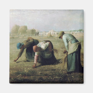Íman Os Gleaners, Jean-Francois Millet, 1857