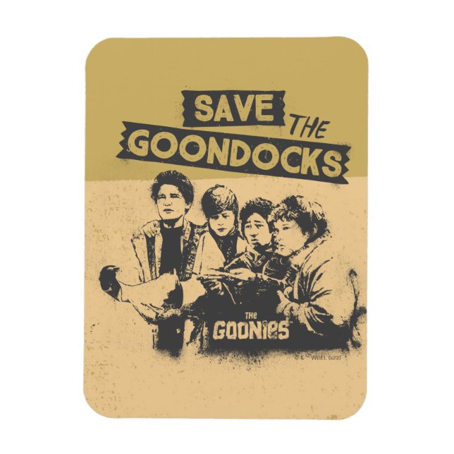 Íman Os Goonies "Salvem As Docks" (Vertical)