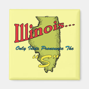 Íman Os idiota do ~ da divisa de Illinois IL somente