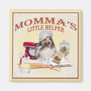 Íman Os imãs do Helper da Sheltie Momma