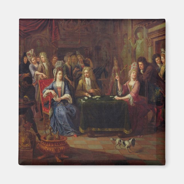 Íman Os Jogadores De Cartão, 1699 (Frente)