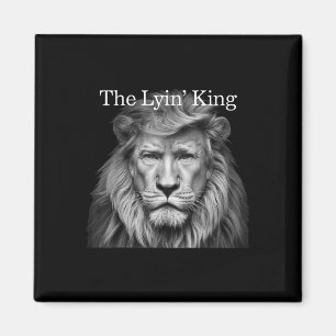 Íman Os Leões do Lyin King Funny Anti-Trump 2025