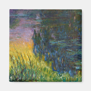 Íman Os lírios-d'água - O Sol, Claude Monet, 1916