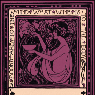 Íman Os livros são para a mente o que o vinho é para o