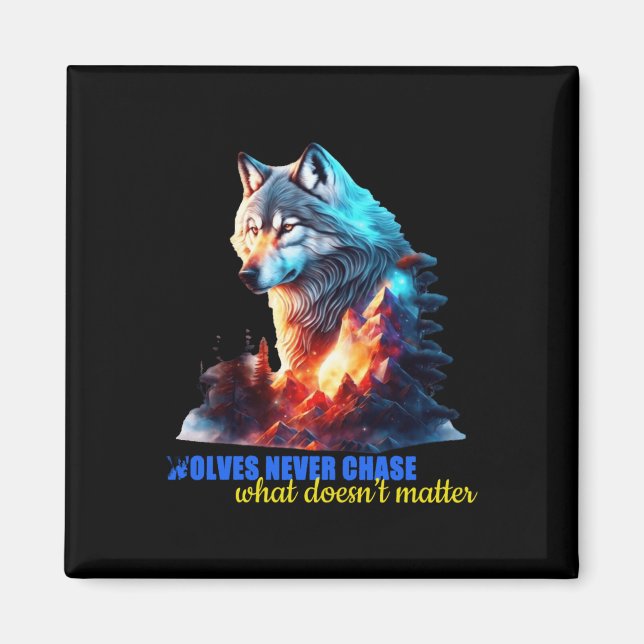 Íman Os Lobos Nunca Perseguem O Que Não (Frente)