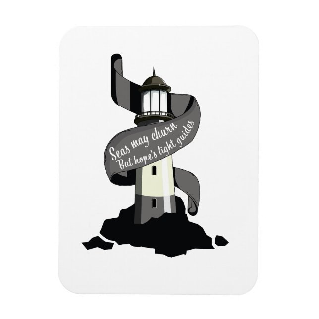 Íman Os mares podem churrascar, mas os guias de luz da  (Vertical)