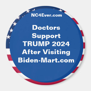 Íman Os médicos suportam o TRUMP 2024 após o frigorífic