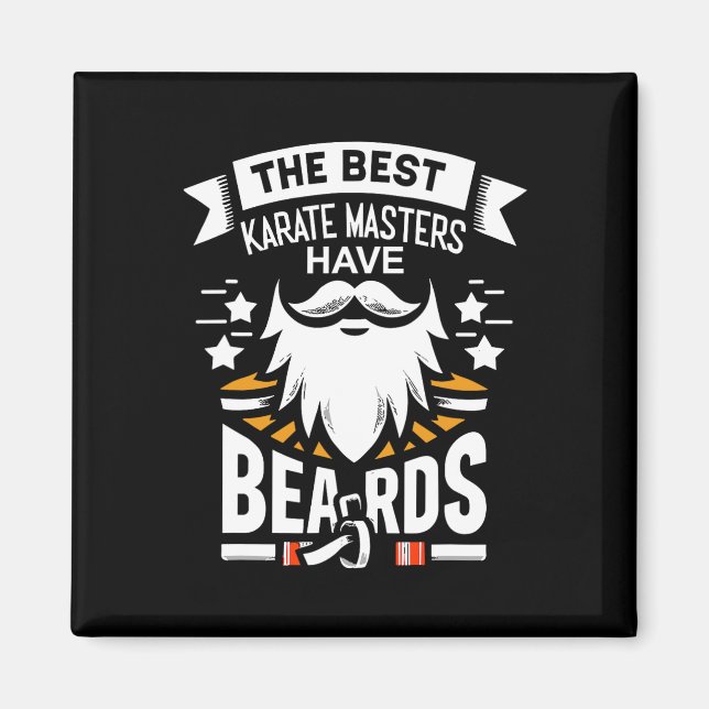 Íman Os Melhores mestrados De Karate Têm Barbas Engraça (Frente)