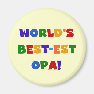 Íman Os melhores presentes de cores brilhantes de Opa d