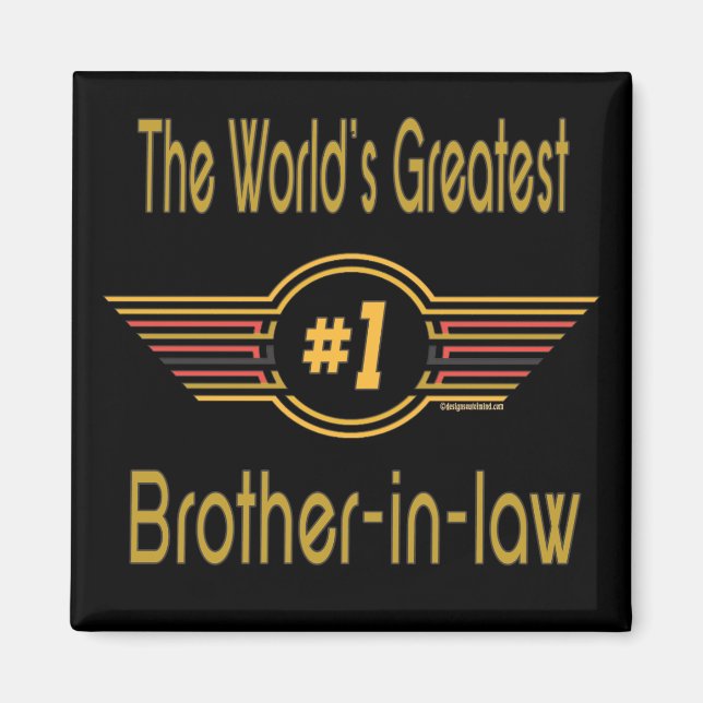 Íman Os melhores presentes do cunhado (Frente)