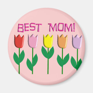 Íman Os melhores presentes do design das tulipas da