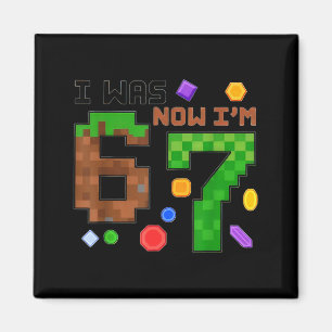 Íman Os miúdos tinham 6 7 Rapaz 6 7 Aniversário Pixel F