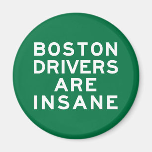 Íman Os Motoristas de Boston São Loucos