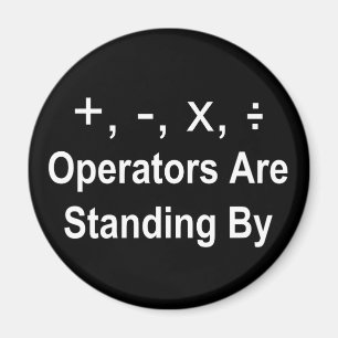 Íman Os operadores estão estando por (a obscuridade)