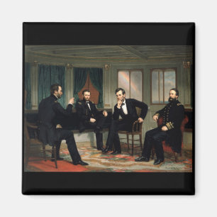 Íman Os pacificadores com Abraham Lincoln