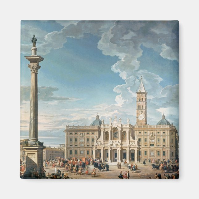 Íman Os Papais noeis Piazza Maria Maggiore, 1752 (Frente)