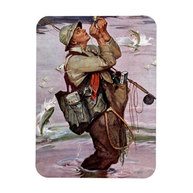 Íman Os peixes estão pulando (Vertical)