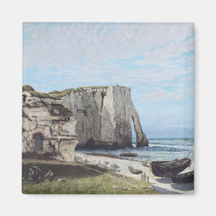 Íman Os penhascos em Etretat após a tempestade, 1870