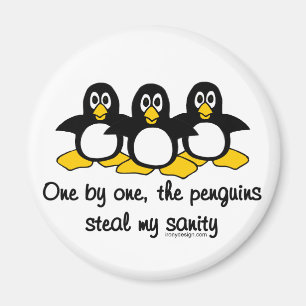 Íman Os pinguins roubam minha sanidade
