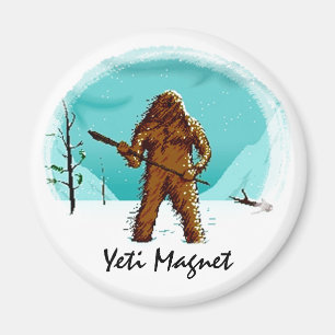 Íman Os presentes grandes do pé de Bigfoot do Yeti