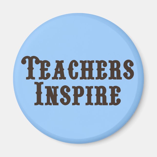 Íman Os professores inspiram (Frente)