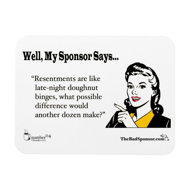 Íman Os ressentimentos são como (versão PG)... (Horizontal)