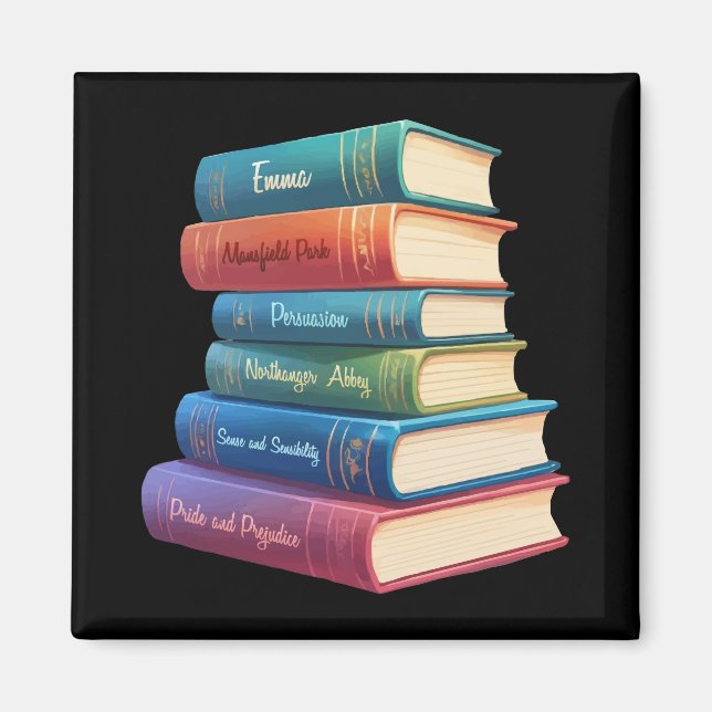 Íman Os romances VIII de Jane Austen (Frente)