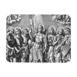 Íman Os Sete Arcanjos (M 034; Gravura)