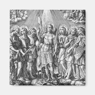 Íman Os Sete Arcanjos (M 034; Gravura)