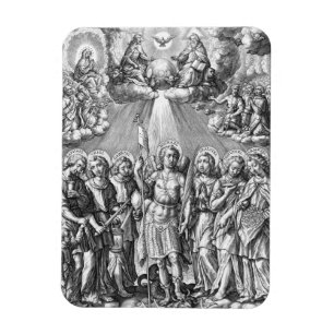 Íman Os Sete Arcanjos (M 034; Gravura)