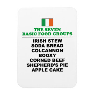 Íman Os Sete Grupos Alimentares Básicos Irlandeses Dive
