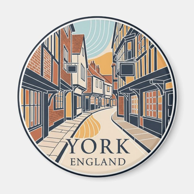 Íman Os Shambles em York Inglaterra (Frente)