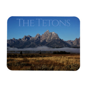 Íman Os Tetos com o Parque Nacional Fog Grand Teton