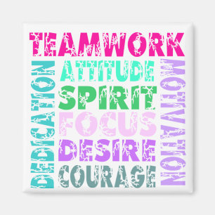 Íman Os trabalhos em equipe de VolleyChick