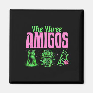 Íman Os Três Amigos Cinco De Mayo Bebendo Tequila Pa