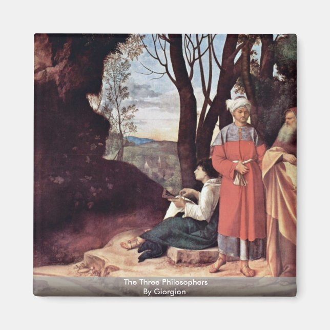 Íman Os Três Filósofos De Giorgione (Frente)