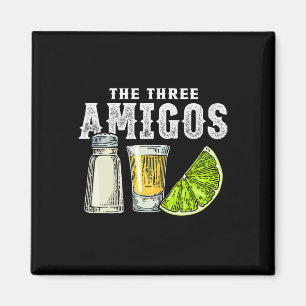 Íman Os Três Limões Amigos Sal Tequila Cinco Engraçados