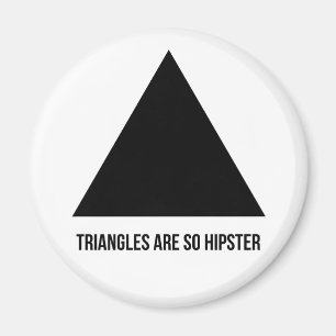 Íman os triângulos são assim ímã do hipster