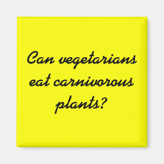 Íman Os vegetarianos podem comer plantas carnívoras?