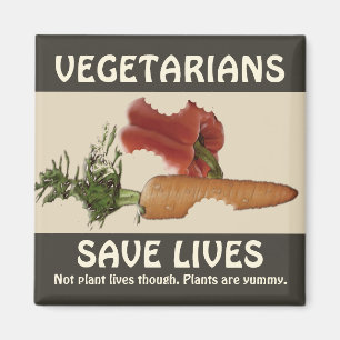 Íman Os vegetarianos salvar vidas