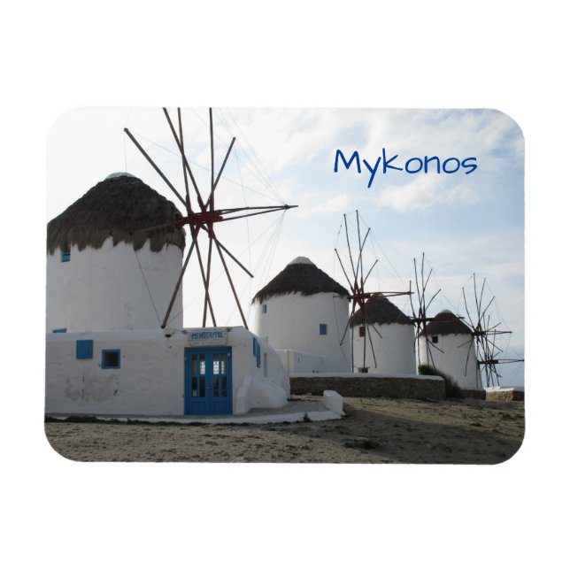 Íman Os Windmills, Mykonos, Grécia (Horizontal)